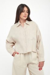 Koszula damska lniana Capo WEEKEND MAX MARA. Koszule damskie Weekend Max Mara, bez wzorów, bez kołnierzyka, bez ramiączek. Za 1,369.00 zł.