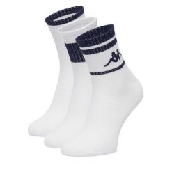 Skarpety długie Kappa. Białe skarpetki męskie Kappa, bez wzorów. Za 29.99 zł.