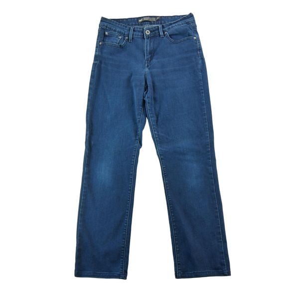 Levi Strauss damskie spodnie jeansowe Demi Curve. Niebieskie spodnie sportowe damskie Levi's, l, z denimu. Za 127.76 zł.