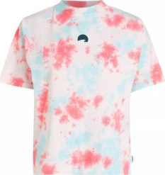 Koszulka treningowa damska O'neill Wow. Niebieskie t-shirty damskie O'neill, l, bez wzorów, z bawełny, bez kołnierzyka. Za 200.20 zł.
