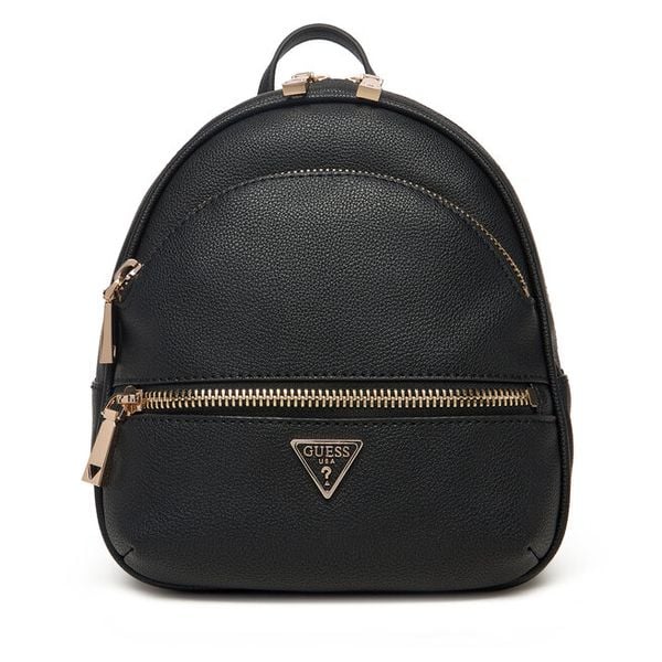 Plecak Guess. Czarne plecaki damskie Guess, z aplikacjami. Za 439.99 zł.