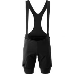 Szorty 2 w 1 Gonso Essential. Czarne szorty męskie Gonso, m, z materiału, rowerowe. Za 552.75 zł.