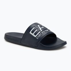Klapki EA7 Emporio Armani Water Sports Visibility. Niebieskie klapki i japonki męskie EA7 Emporio Armani, z materiału. Za 159.99 zł.