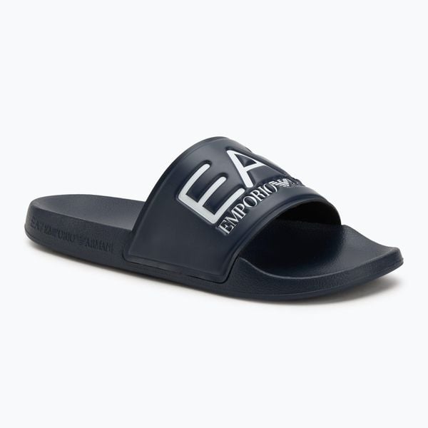Klapki EA7 Emporio Armani Water Sports Visibility. Niebieskie klapki i japonki męskie EA7 Emporio Armani, z materiału. Za 159.99 zł.
