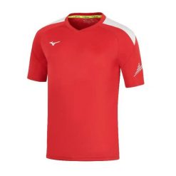 Koszulka Mizuno Team RB. Czerwone t-shirty sportowe męskie Mizuno, m, z materiału, bez ramiączek, na fitness i siłownię. Za 173.50 zł.