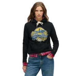 Bluza damska z kapturem Superdry Floral. Czarne bluzy z kapturem damskie Superdry. Za 342.70 zł.