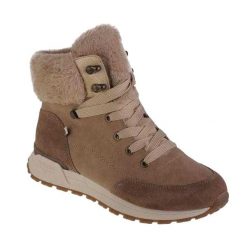 Buty Damskie Ze Skóry Ekologicznej Evolution. Brązowe obuwie trekkingowe damskie Rieker. Za 581.99 zł.