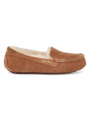 UGG Mokasyny "Dakota" w kolorze jasnobrązowym ze skóry jagnięcej rozmiar: 37. Brązowe mokasyny damskie Ugg, ze skóry. Za 484.31 zł.