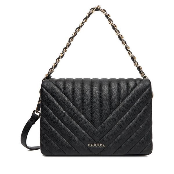 Torebka Badura. Czarne torebki klasyczne damskie Badura, bez wzorów, bez dodatków. Za 229.99 zł.