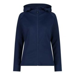 Damska kurtka z kapturem CMP. Niebieskie kurtki damskie CMP, bez wzorów, z kapturem. Za 340.00 zł.