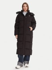 Tommy Jeans Płaszcz zimowy Alaska DW0DW21977 Czarny Relaxed Fit. Czarne płaszcze damskie Tommy Jeans, na zimę, l, bez wzorów, z jeansu. Za 1,029.00 zł.