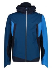 CMP Kurtka hybrydowa w kolorze niebieskim rozmiar: 48. Niebieskie kurtki outdoor męskie CMP, bez wzorów, z materiału, bez kaptura. Za 298.00 zł.