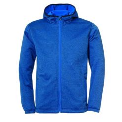 Kurtka Uhlsport Essential Fleece. Niebieskie kurtki męskie UHLSPORT, xl, bez wzorów, z polaru, sportowe, bez kaptura. W wyprzedaży za 202.00 zł.