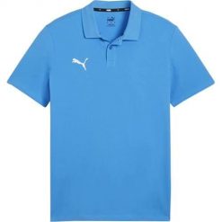 Koszulka sportowa męska Puma Team Goal Casuals. Niebieskie t-shirty sportowe męskie Puma, m, bez ramiączek, do piłki nożnej. Za 99.00 zł.
