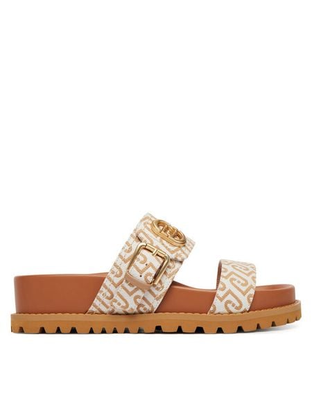 Liu Jo Klapki Livia 02 SA6109 TX439 Beżowy. Brązowe klapki damskie Liu Jo, bez wzorów, z materiału, bez obcasa. Za 469.99 zł.