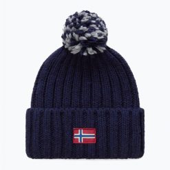 Czapka zimowa damska Napapijri Semiury 3. Niebieskie czapki zimowe damskie Napapijri. Za 169.99 zł.