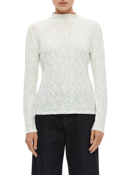 S.Oliver BLACK LABEL koszulka z długim rękawem Kobiety biały, 40. Białe t-shirty damskie s.Oliver Black Label, s, bez wzorów, bez kołnierzyka. Za 269.95 zł.