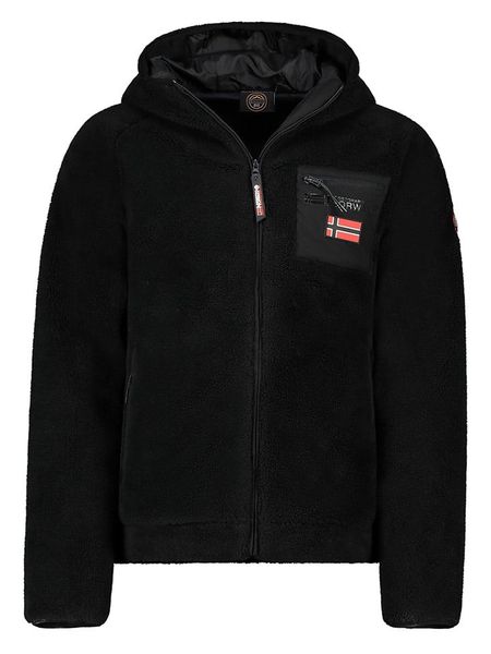 Geographical Norway Kurtka polarowa w kolorze czarnym rozmiar: XXL. Czarne kurtki męskie Geographical Norway, xxl, bez wzorów, z polaru, bez kaptura. Za 148.61 zł.