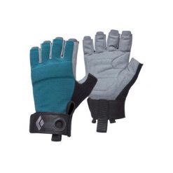 BLACK DIAMOND Rękawiczki damskie CRAG HALF-FINGER GLOVES-XS-Zielony. Zielone rękawiczki damskie Black Diamond, bez wzorów. Za 72.99 zł.