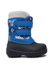 Reima Śniegowce Konkari 5400148A Niebieski. Niebieskie buty zimowe chłopięce Reima, z materiału, bez zapięcia. Za 299.99 zł.