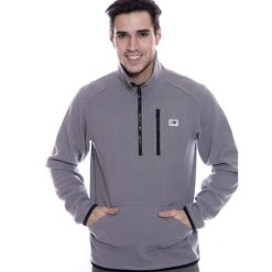 Męska kurtka Leone 1947 Apparel Micro Polar, ze stójką i zamkiem do połowy. Niebieskie kurtki męskie LEONE 1947 APPAREL, l, bez wzorów, z polaru, sportowe, bez kaptura. Za 65.68 zł.