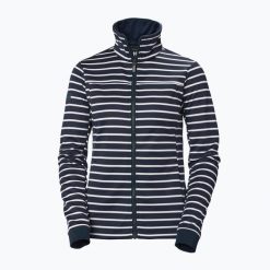 Kurtka żeglarska damska Helly Hansen Crew Fleece. Niebieskie kurtki damskie Helly Hansen, l, bez wzorów, bez kaptura. Za 600.00 zł.