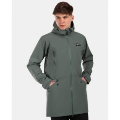 Męski płaszcz outdoorowy Kilpi AYRA-M. Zielone płaszcze męskie Kilpi, m, bez wzorów, sportowe. Za 525.33 zł.