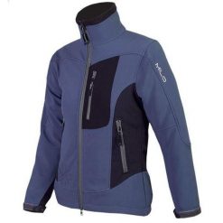 Damska kurtka softshell bez kaptura Milo Chill Lady. Niebieskie kurtki softshell damskie Milo, bez wzorów, z softshellu, bez kaptura. Za 283.97 zł.