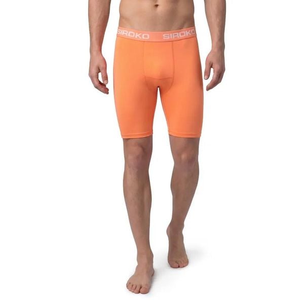 Męskie spodenki sportowe Siroko Bshorts Orange M. Brązowe szorty sportowe męskie SIROKO, m, z materiału, do biegania. Za 116.00 zł.
