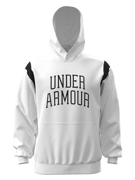 Under Armour Bluza w kolorze białym rozmiar: M. Białe bluzy z kapturem męskie Under Armour, m. Za 196.42 zł.
