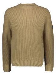 Petrol Industries Sweter w kolorze jasnobrązowym rozmiar: XL. Brązowe swetry męskie Petrol Industries, xl, bez wzorów, bez kołnierzyka. Za 125.95 zł.