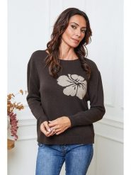 So Cachemire Sweter "Lambi" w kolorze brązowym rozmiar: M. Brązowe swetry klasyczne damskie So Cachemire, m, z kaszmiru, bez kołnierzyka. Za 187.99 zł.