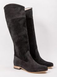 Zapato Skórzane kozaki w kolorze czarnym rozmiar: 41. Czarne kozaki damskie Zapato, bez obcasa. Za 325.03 zł.
