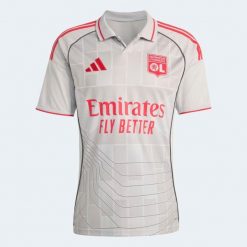 Oficjalna koszulka piłkarska ADIDAS Olympique Lyonnais 25/26 Trzecia. Bluzki damskie Adidas, l, bez wzorów, sportowe, bez kołnierzyka, bez ramiączek. Za 459.99 zł.