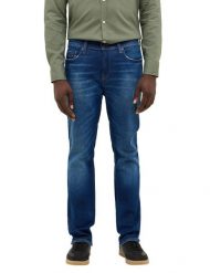 Męskie Spodnie jeansowe Mustang Style Vegas Slim Denim Blue 1016795 5000 884. Niebieskie spodnie materiałowe męskie Mustang, bez wzorów, z denimu. Za 219.99 zł.
