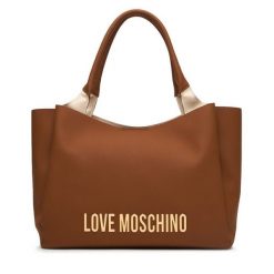 Torebka LOVE MOSCHINO. Brązowe torebki klasyczne damskie Love Moschino, bez wzorów, bez dodatków. Za 1,049.00 zł.