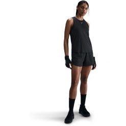 Koszulka fitness damska Nike One Classic. Czarne topy sportowe damskie Nike, xl, bez wzorów, z materiału, bez ramiączek. Za 254.00 zł.