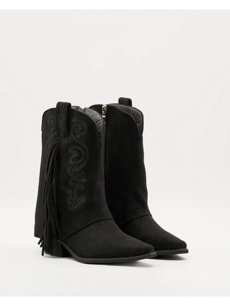 Bellucci Kowbojki w kolorze czarnym rozmiar: 38. Czarne kozaki damskie Bellucci, bez obcasa. Za 159.95 zł.