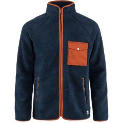 Kurtka polarowa męska Fjallraven Vardag Pile Fleece. Niebieskie kurtki męskie Fjällräven, m, bez wzorów, z polaru, sportowe, bez kaptura. Za 722.99 zł.