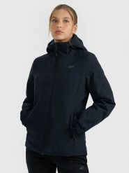 4F Kurtka narciarska w kolorze czarnym rozmiar: XXL. Czarne kurtki narciarskie i snowboardowe damskie 4f, m, bez wzorów, bez kaptura, narciarskie. Za 182.72 zł.