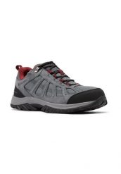Buty trekkingowe męskie, Columbia Redmond III WP. Czarne buty trekkingowe męskie Columbia, z materiału, przed kostkę, bez zapięcia, trekkingowe. Za 497.00 zł.