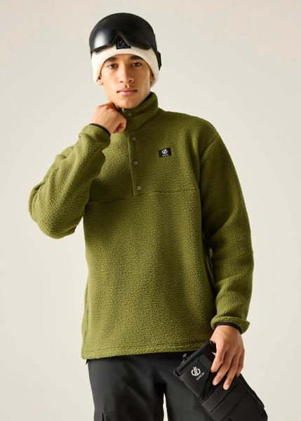 Męska bluza polarowa Twin Tip Snap Half Zip. Brązowe bluzy bez kaptura męskie Dare 2b, m, z materiału. Za 193.50 zł.