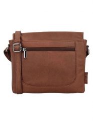 Beagles Skórzana torebka "Benidorm" w kolorze jasnobrązowym - 24 x 21 x 6 cm rozmiar: onesize. Brązowe torebki klasyczne damskie Beagles, bez wzorów, z materiału, bez dodatków. Za 165.99 zł.