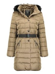 Canadian Peak Parka "Anemoneak" w kolorze beżowym rozmiar: M. Brązowe parki damskie Canadian Peak, m, bez wzorów, z tkaniny. Za 193.24 zł.
