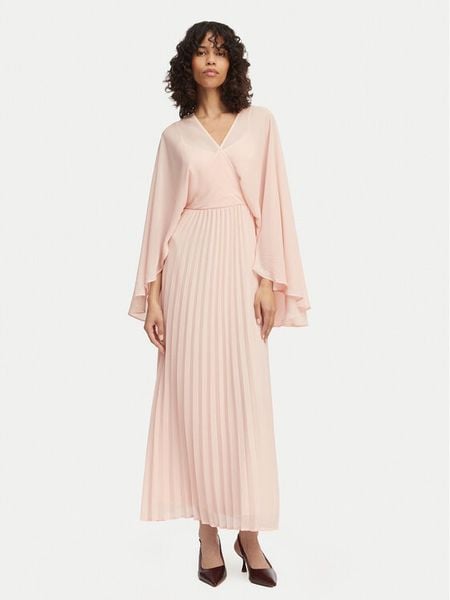Vero Moda Sukienka wieczorowa Elliana 10348594 Różowy Regular Fit. Czerwone sukienki damskie Vero Moda, m, bez wzorów, z syntetyku, wizytowe, bez kołnierzyka, bez ramiączek. Za 549.99 zł.