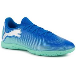 Buty Halowe Halówki Sportowe Piłkarskie Puma Future 7 Play It. Niebieskie buty sportowe na co dzień męskie Puma, bez zapięcia, do piłki nożnej. Za 179.00 zł.