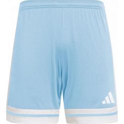 Spodenki męskie adidas Squadra 25. Białe szorty męskie Adidas, z poliesteru, bez kołnierzyka. Za 66.00 zł.