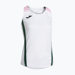 Koszulka tenisowa damska Joma Montreal. Białe bluzki sportowe damskie Joma, m, bez wzorów, ze skóry, bez ramiączek. Za 119.20 zł.