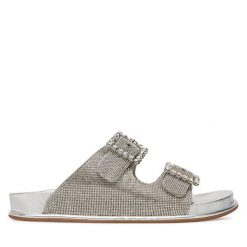 Klapki Le Silla. Szare klapki damskie LE SILLA, bez wzorów, bez obcasa. Za 2,329.00 zł.