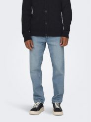 Only & Sons Jeansy Edge 22026986 Niebieski Loose Fit. Niebieskie jeansy męskie Only & Sons. Za 139.99 zł.